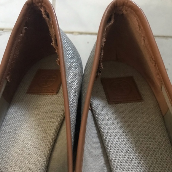 Tory Burch Canvas Wedge Sandals - Picture 5 of 5